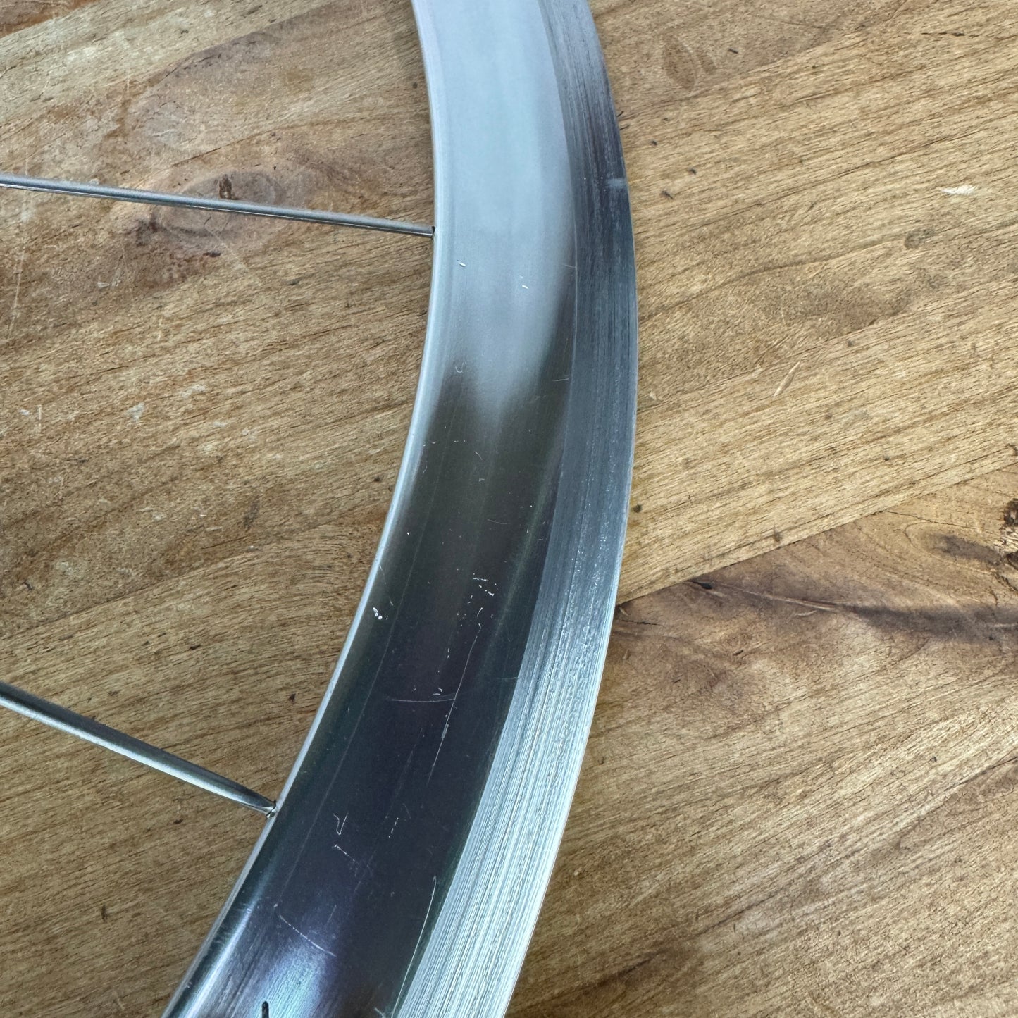 Campagnolo Shamal 90's Silver 40mm Alloy Aero Road Bike Wheelset QR 700c