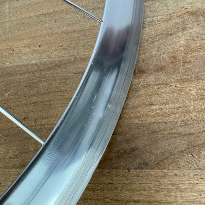 Campagnolo Shamal 90's Silver 40mm Alloy Aero Road Bike Wheelset QR 700c