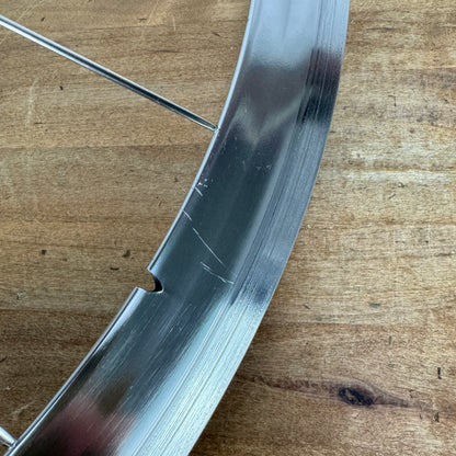 Campagnolo Shamal 90's Silver 40mm Alloy Aero Road Bike Wheelset QR 700c