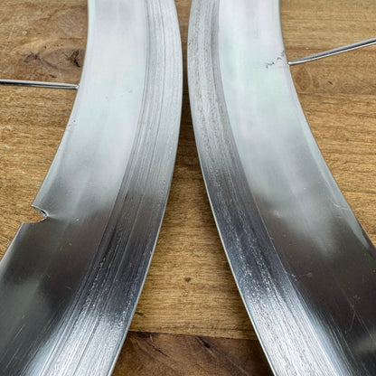 Campagnolo Shamal 90's Silver 40mm Alloy Aero Road Bike Wheelset QR 700c