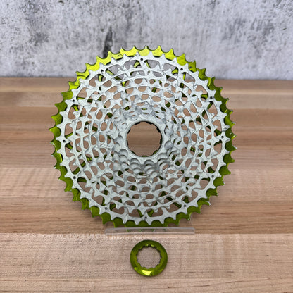 Garbaruk 11-Speed 11-46t HG Green "Typical Wear" Bike Cassette 305g