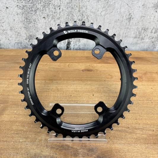 Wolf Tooth Drop-Stop ST for GRX 44T 1x 110BCD 1x 4-Bolt 12-Speed Chainring 103g