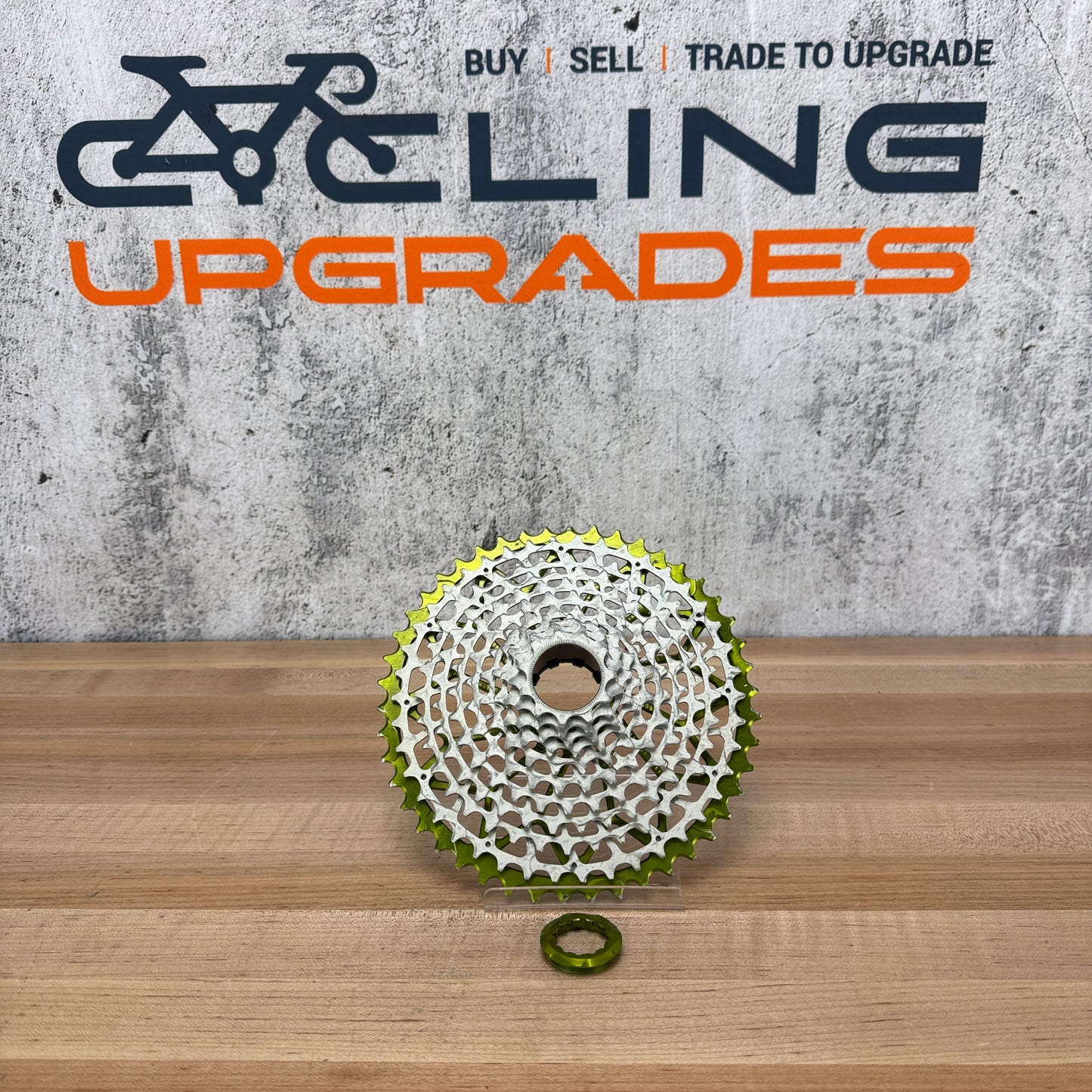 Garbaruk 11-Speed 11-46t HG Green "Typical Wear" Bike Cassette 305g