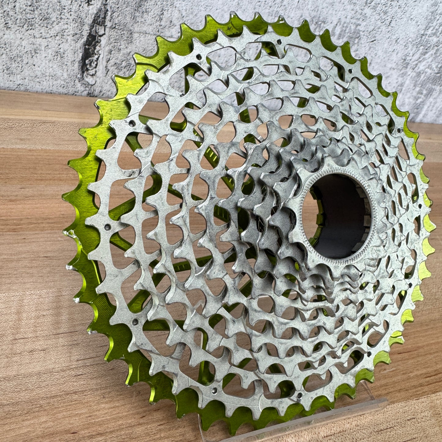 Garbaruk 11-Speed 11-46t HG Green "Typical Wear" Bike Cassette 305g