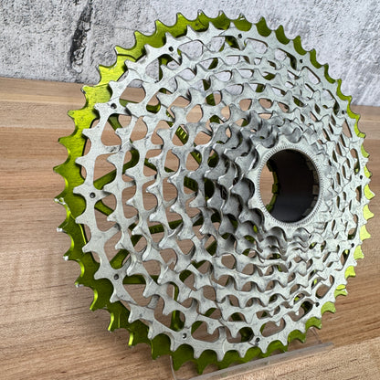 Garbaruk 11-Speed 11-46t HG Green "Typical Wear" Bike Cassette 305g