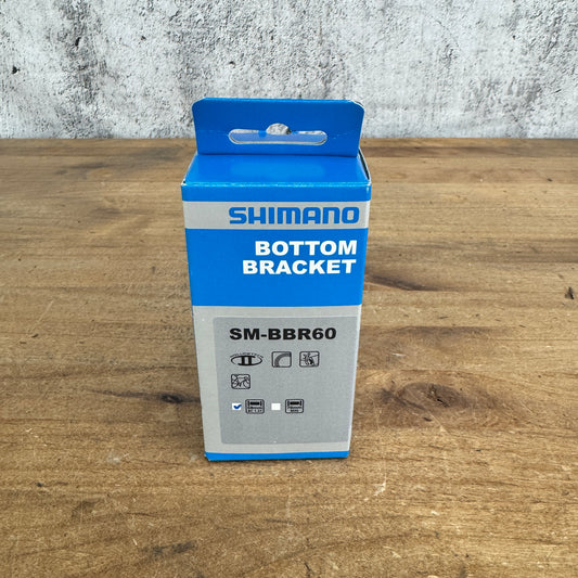 New! Shimano SM-BBR60 68mm English Threaded Bike Bottom Bracket MSRP $32.99