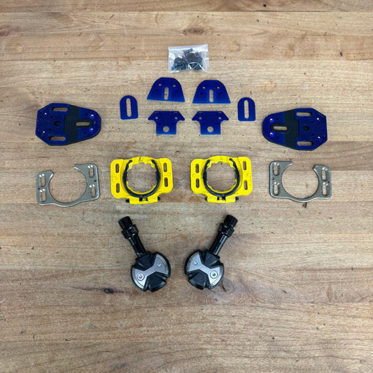 Speedplay Zero Comp Chromoly Spindle Clipless Bike Pedals + Cleats 223g