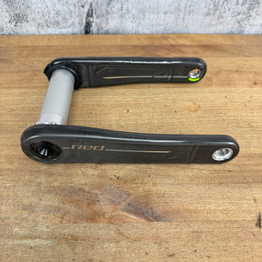 Mint! SRAM Red AXS E1 172.5mm 8-Bolt Carbon Crankset Crank Arms DUB Spindle 316g