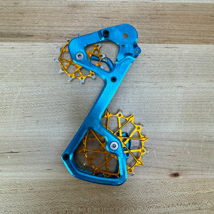 Garbaruk SRAM 11/12-speed Blue/Orange OSPW Derailleur Cage 67g