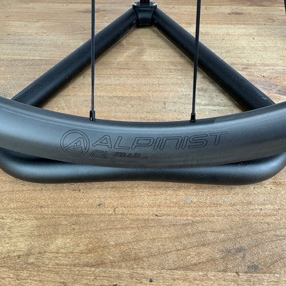 Low Mile! Roval Alpinist CL Carbon Clincher Disc Brake Wheelset 700c 1363g