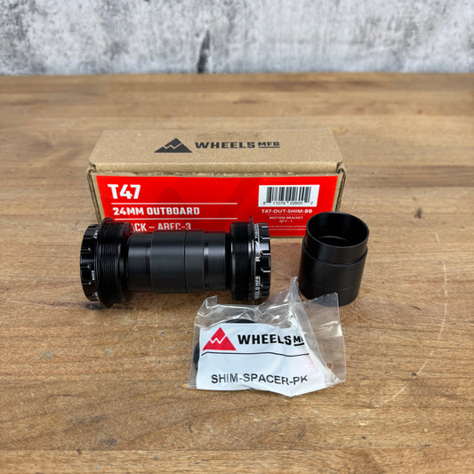 New! Wheels Manufacturing T47/68 Outboard 24mm Shimano Bottom Bracket 152g