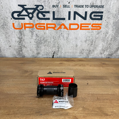 New! Wheels Manufacturing T47/68 Outboard 24mm Shimano Bottom Bracket 152g