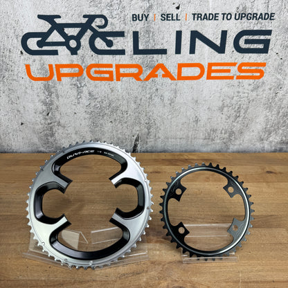 New! Shimano Dura-Ace 9000 53/39t 11-Speed 4-Bolt 110 BCD Chainring Set 140g