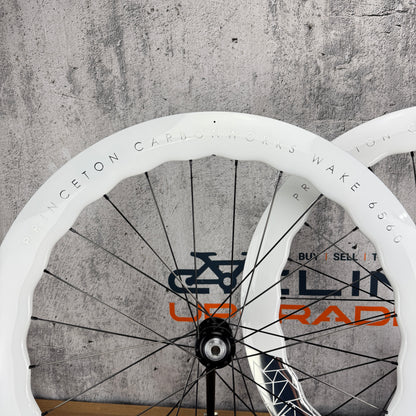 New! 2023 Princeton CarbonWorks Wake 6560 Strada LTD Carbon Disc Wheelset