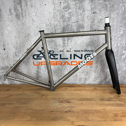 Low Mile! 2013 Moots Psychlo X 56cm Titanium CX Disc Frameset 700c Enve AR Fork