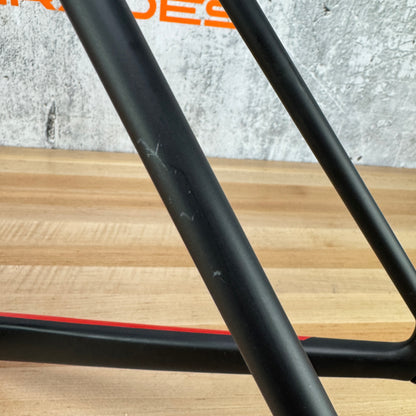 Lightweight Urgestalt Red/Black 54cm Carbon Disc Brake Frameset 700c 1549g