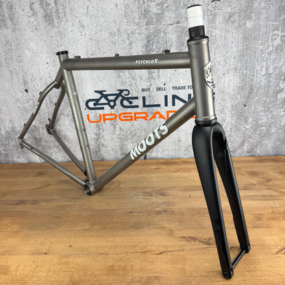 Low Mile! 2013 Moots Psychlo X 56cm Titanium CX Disc Frameset 700c Enve AR Fork