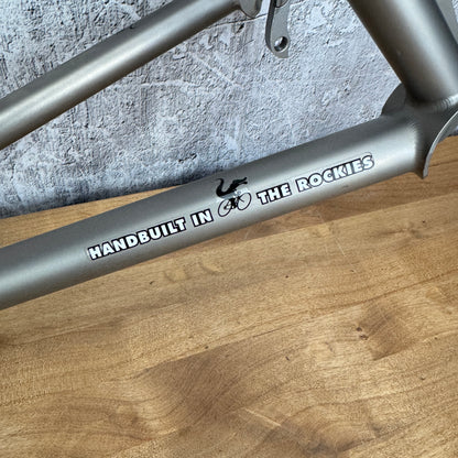 Low Mile! 2013 Moots Psychlo X 56cm Titanium CX Disc Frameset 700c Enve AR Fork