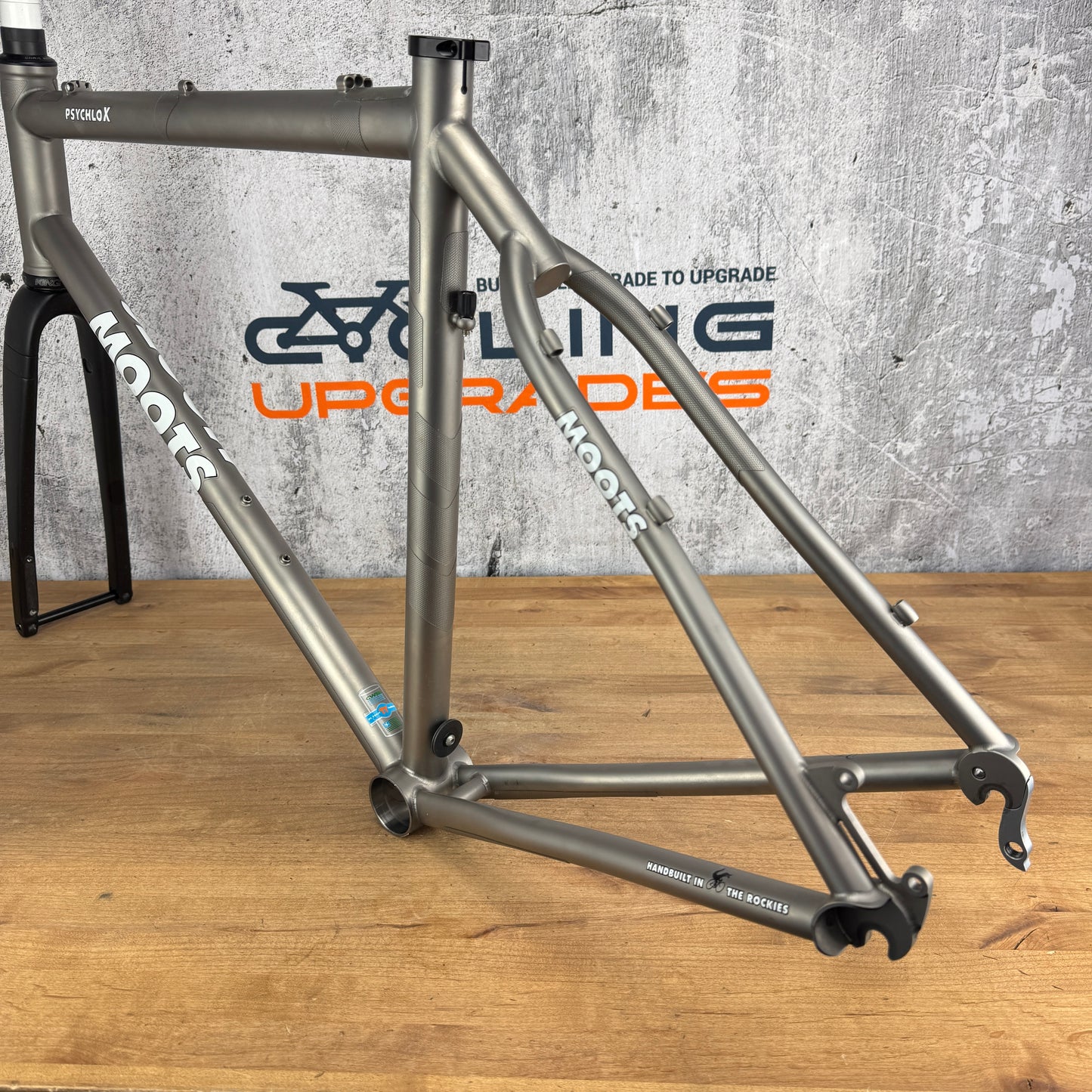 Low Mile! 2013 Moots Psychlo X 56cm Titanium CX Disc Frameset 700c Enve AR Fork