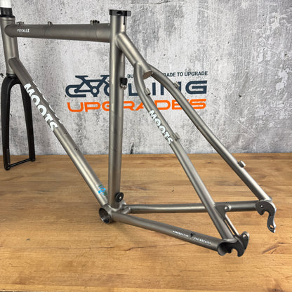 Low Mile! 2013 Moots Psychlo X 56cm Titanium CX Disc Frameset 700c Enve AR Fork