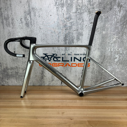 2026 Scott Addict RC Ultimate HMX SL 56cm Carbon Disc Frameset Chrome Silver