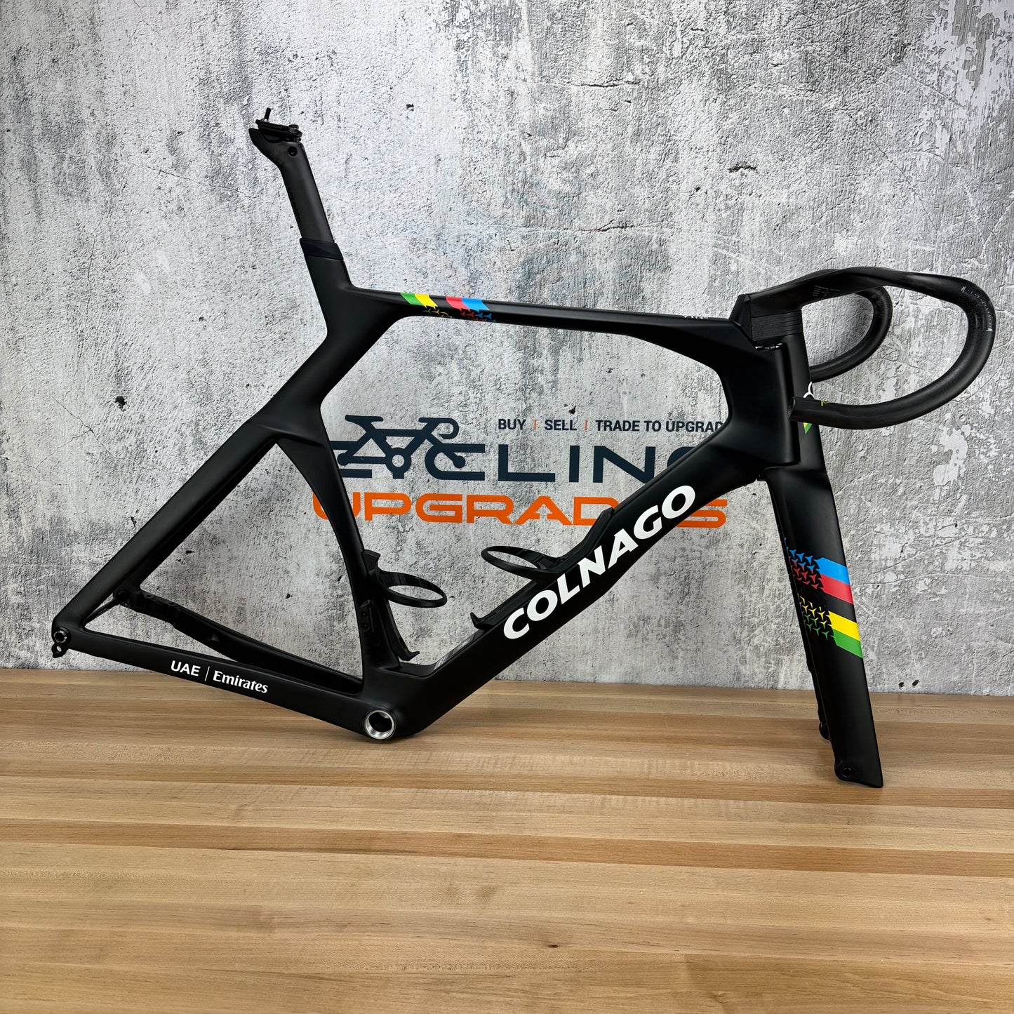 New! Colnago Y1RS YSBC World Champion Large Carbon Disc Frameset 700c 2635g