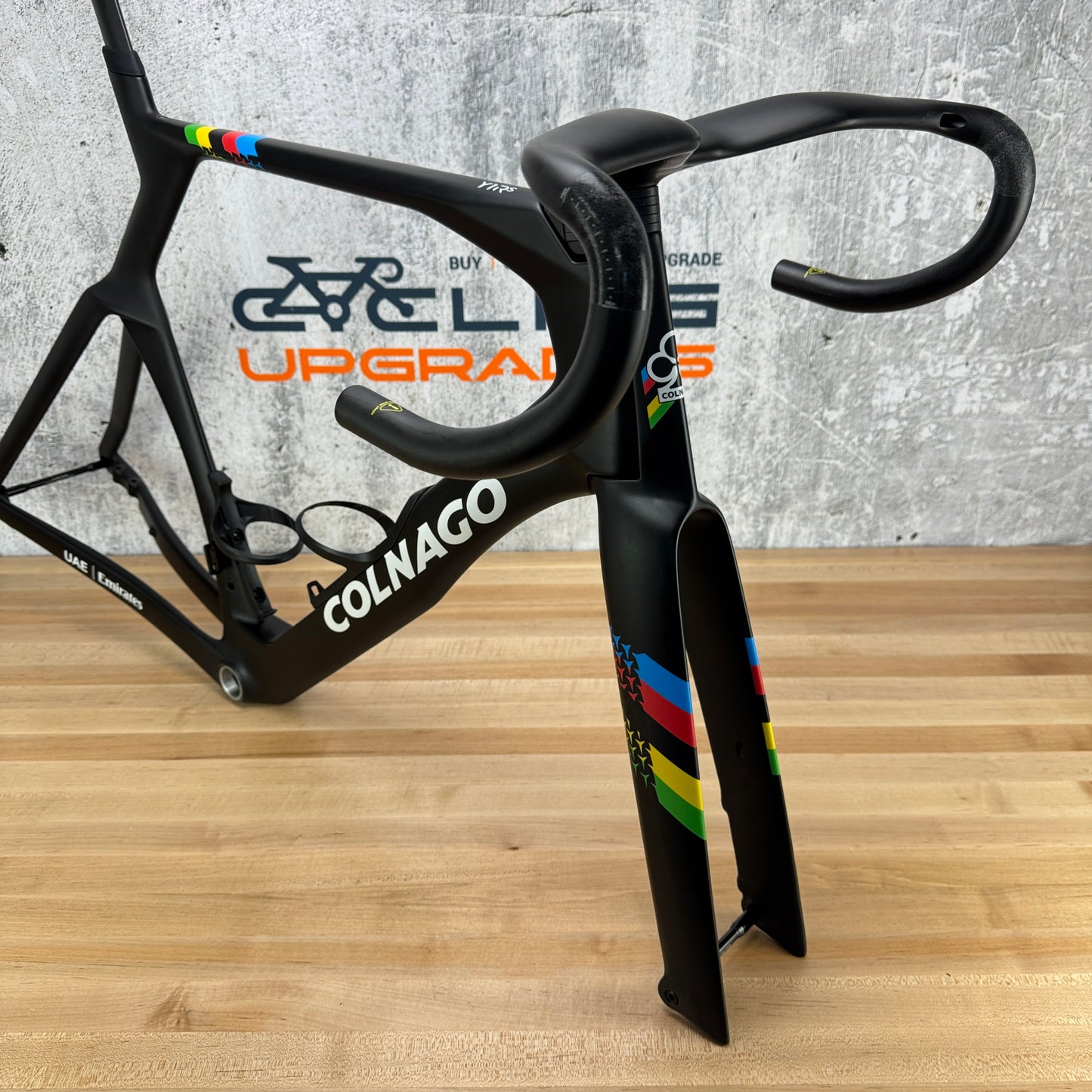 New! Colnago Y1RS YSBC World Champion Large Carbon Disc Frameset 700c 2635g