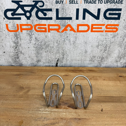 Pair Moots Titanium Bike Water Bottle Cages 64g