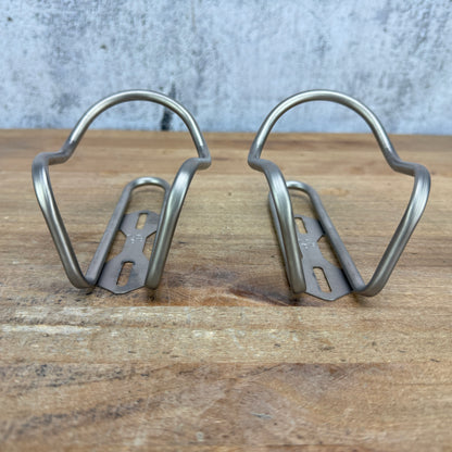 Pair Moots Titanium Bike Water Bottle Cages 64g