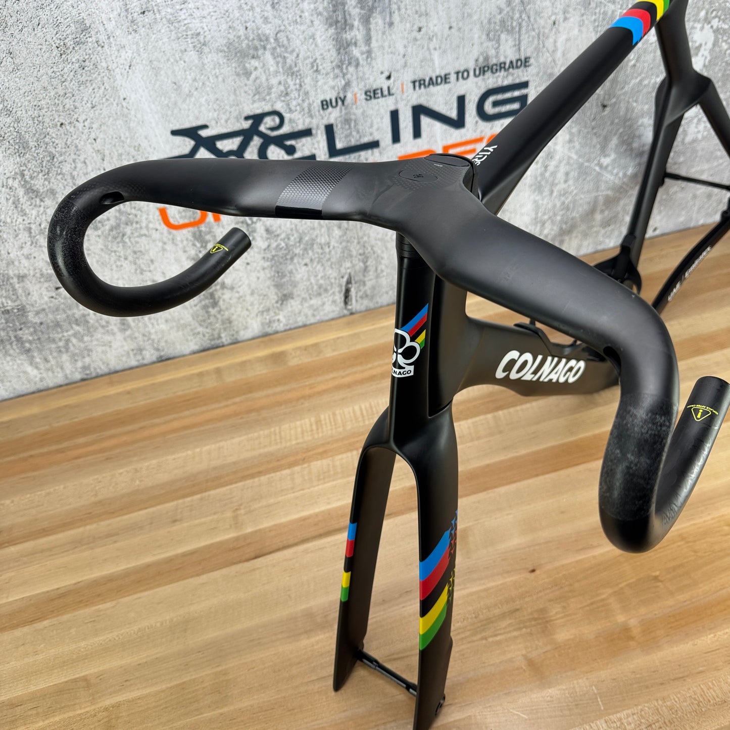 New! Colnago Y1RS YSBC World Champion Large Carbon Disc Frameset 700c 2635g