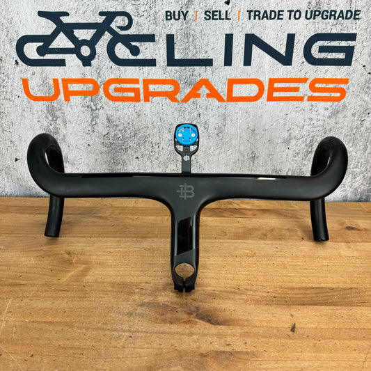Black Inc Road 44cm x 110mm -6 Degree Carbon Road Bike Integrated Handlebar 310g