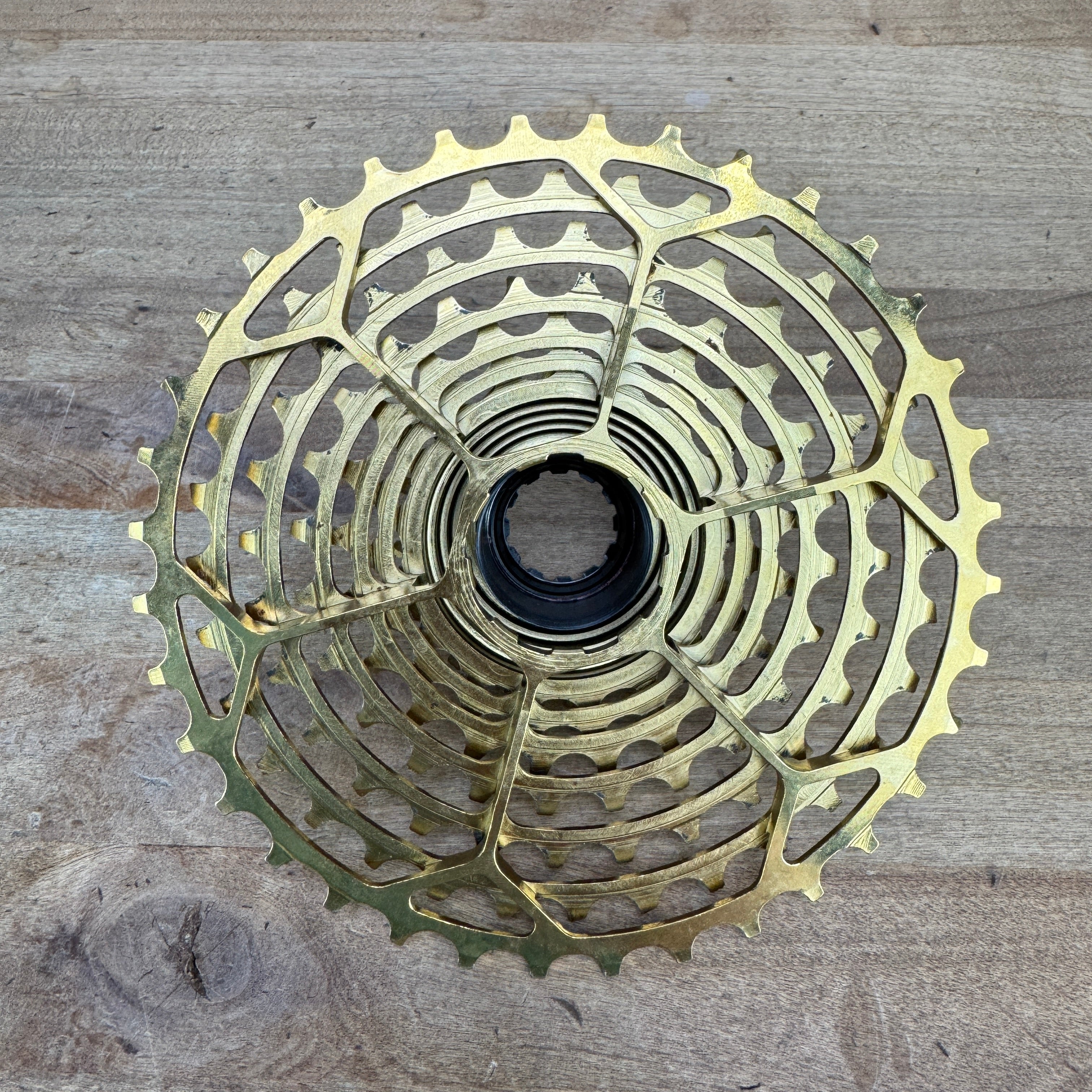 New Takeoff! Omni Racer 12-36t 12-Speed Gold Bike Cassette 259g