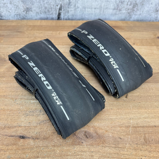 Low Mile! Pair Pirelli PZero Race TLR 700c x 40mm Tubeless Bike Tires