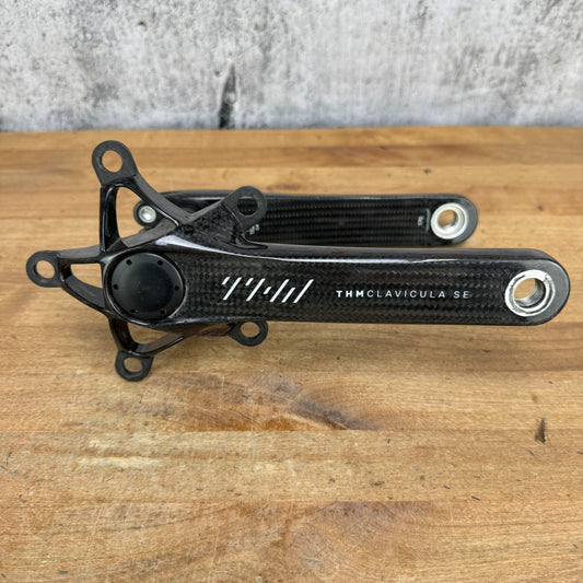 Mint! THM Clavicula SE Power 170mm 3k Gloss Carbon 110BCD Power Meter Crank Arms