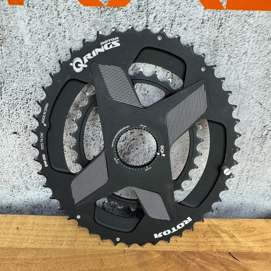 Low Mile! Rotor Q-Rings 46/30t OCP Direct-Mount Bike Chainring Set 161g