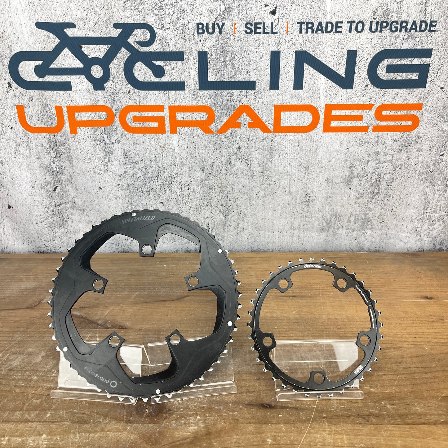 Specialized Praxisworks 52/36t 5-Bolt 110BCD Road Bike Pair Chainrings 160g