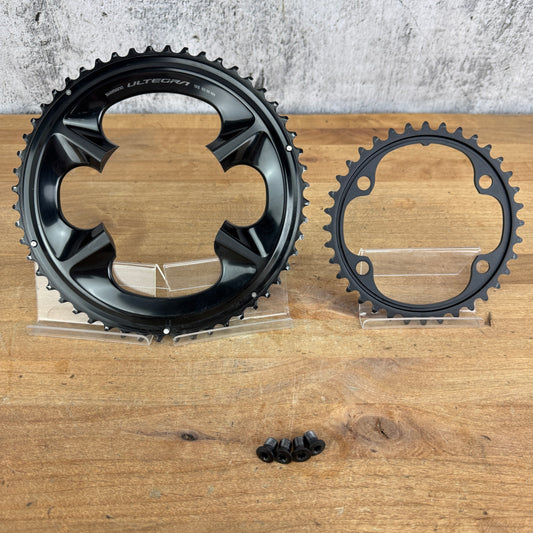 Low Mile! Shimano Ultegra R8100 52/36t 12-Speed 4-Bolt Chainring Set 168g