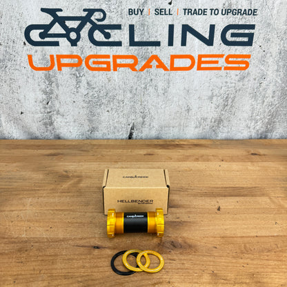 New! Cane Creek Hellbender 70 BSA Threaded 30mm Gold Bottom Bracket BAI0143