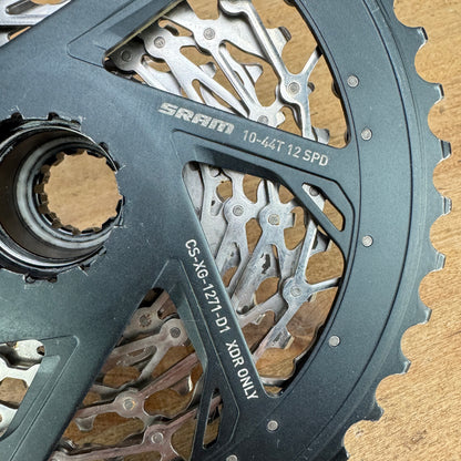 Low Mile! SRAM XPLR XG-1271 10-44t 12-Speed XDR "Light Wear" Bike Cassette 386g