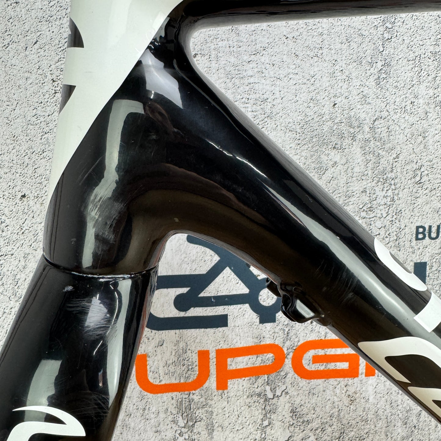 Cannondale 2013 Super X 56cm Rim Brake White/Black CX/Gravel Frameset 1951g