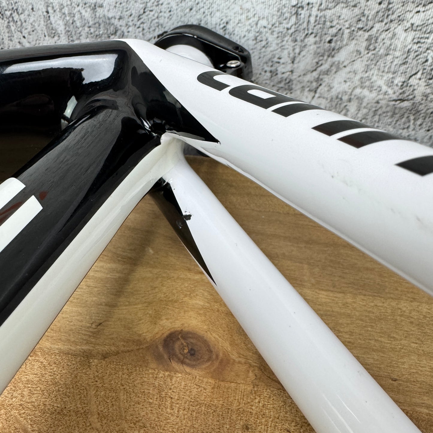 Cannondale 2013 Super X 56cm Rim Brake White/Black CX/Gravel Frameset 1951g