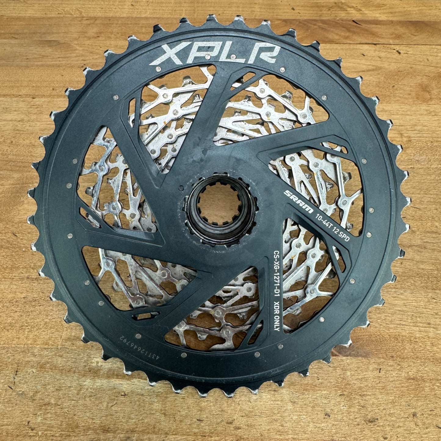 SRAM XPLR XG-1271 10-44t 12-Speed XDR "Typical Wear" Bike Cassette 386g