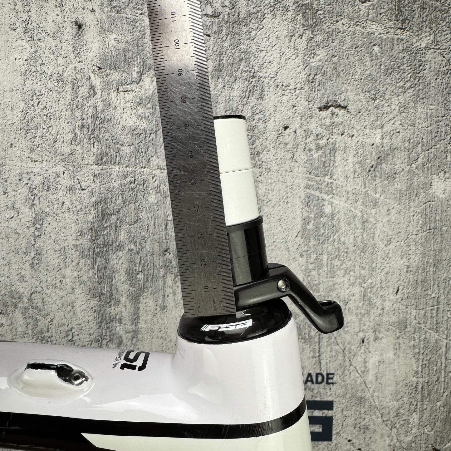 Cannondale 2013 Super X 56cm Rim Brake White/Black CX/Gravel Frameset 1951g