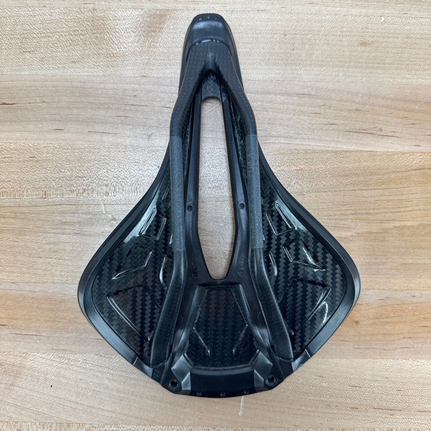 Light Use! Specialized S-Works Power 155mm 7x9mm Carbon Rails Bike Saddle 167g