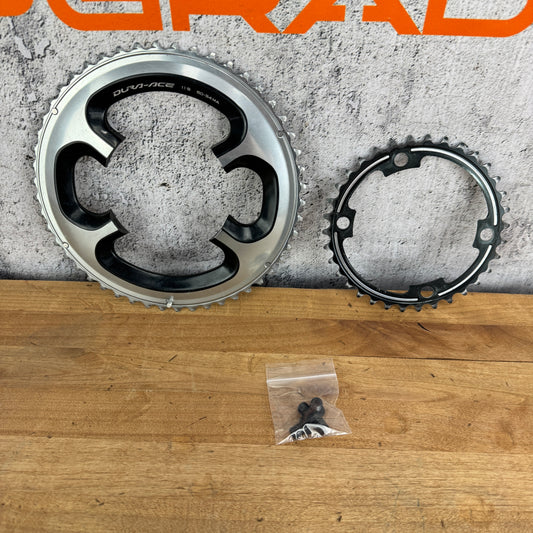 Shimano Dura-Ace 9000 50/34t 11-Speed 4-Bolt 110BCD Bike Chainring Set 130g