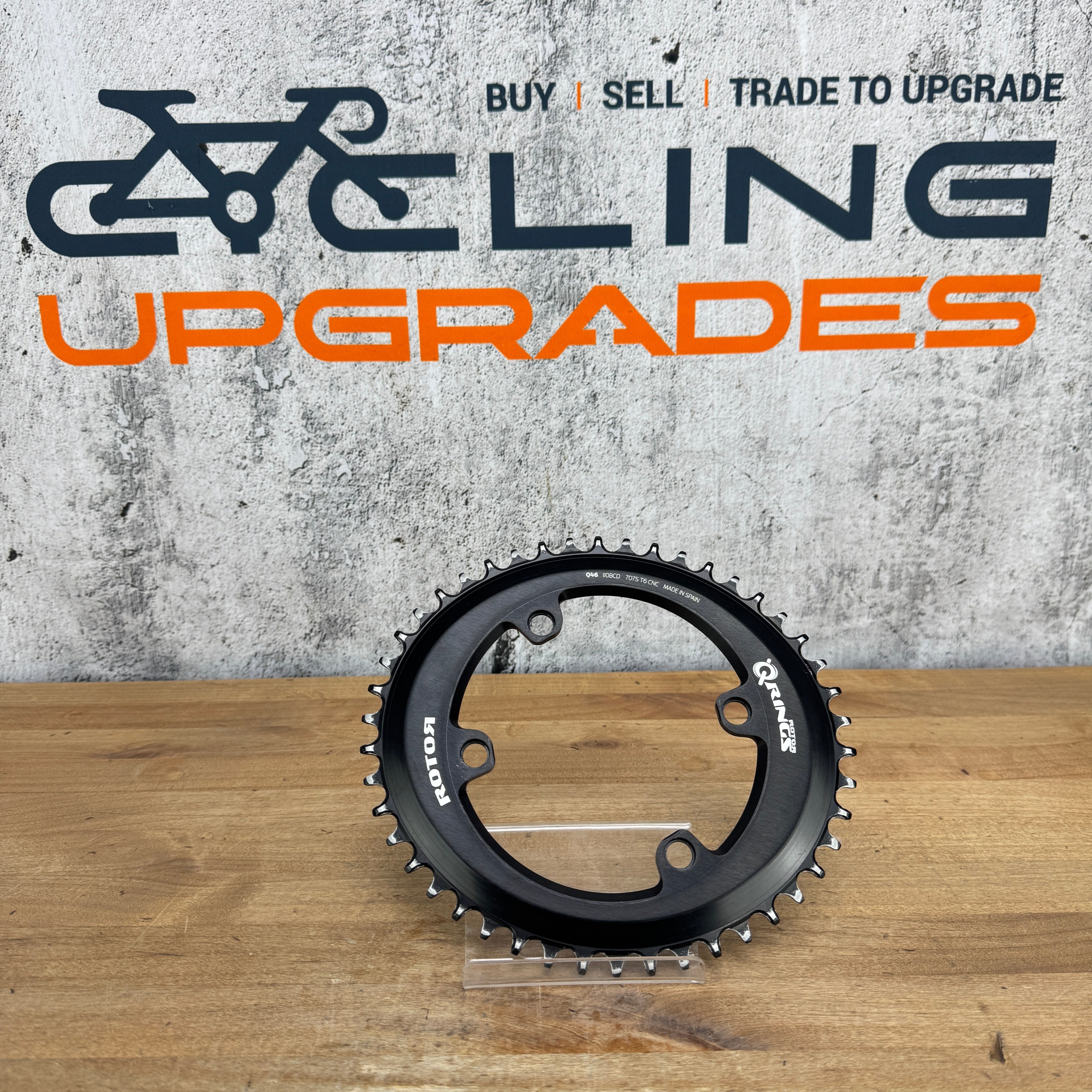 Rotor Q-Ring Aero 1x 46T 110mm BCD 4-Bolt 11/12-Speed Bike