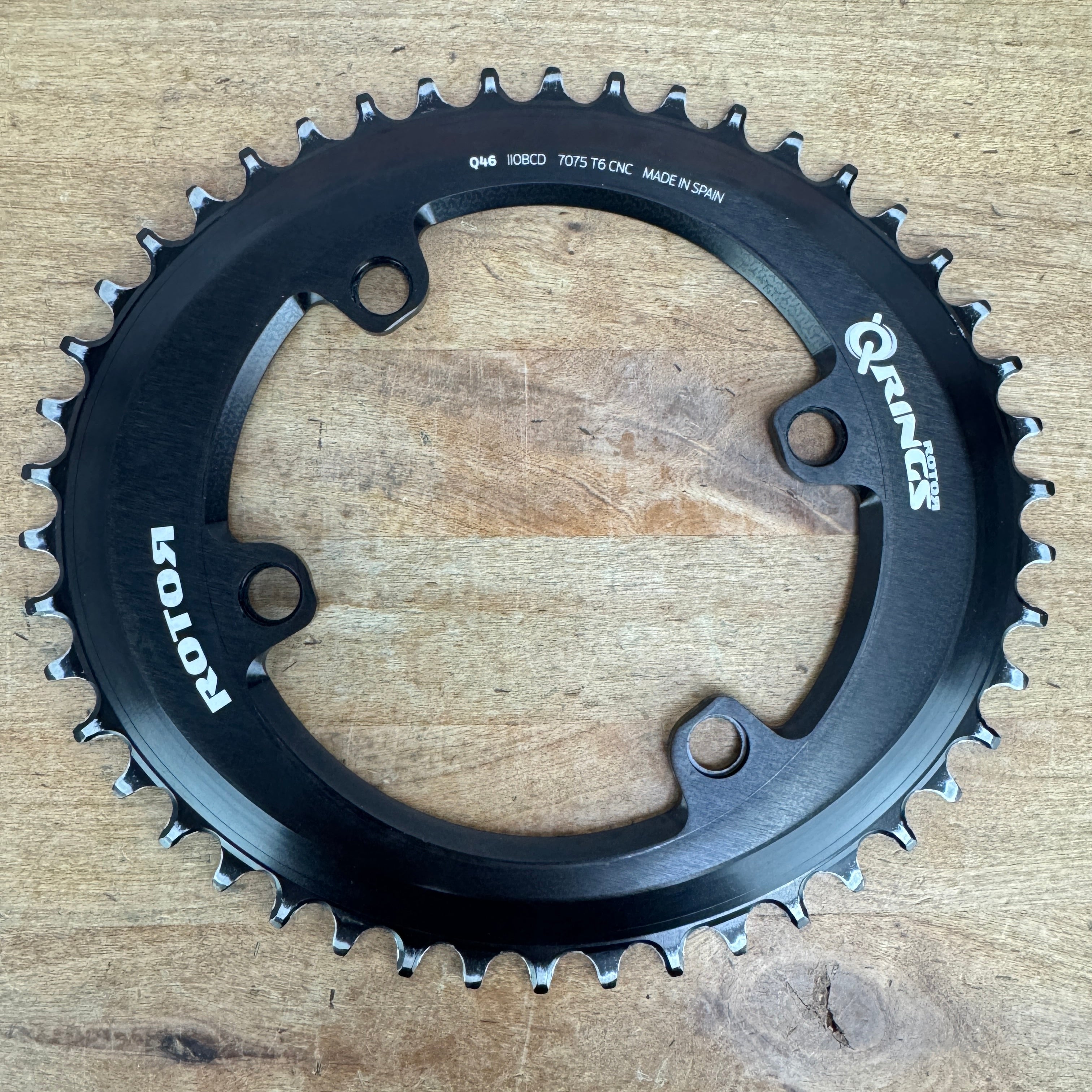 Rotor Q-Ring Aero 1x 46T 110mm BCD 4-Bolt 11/12-Speed Bike Oval