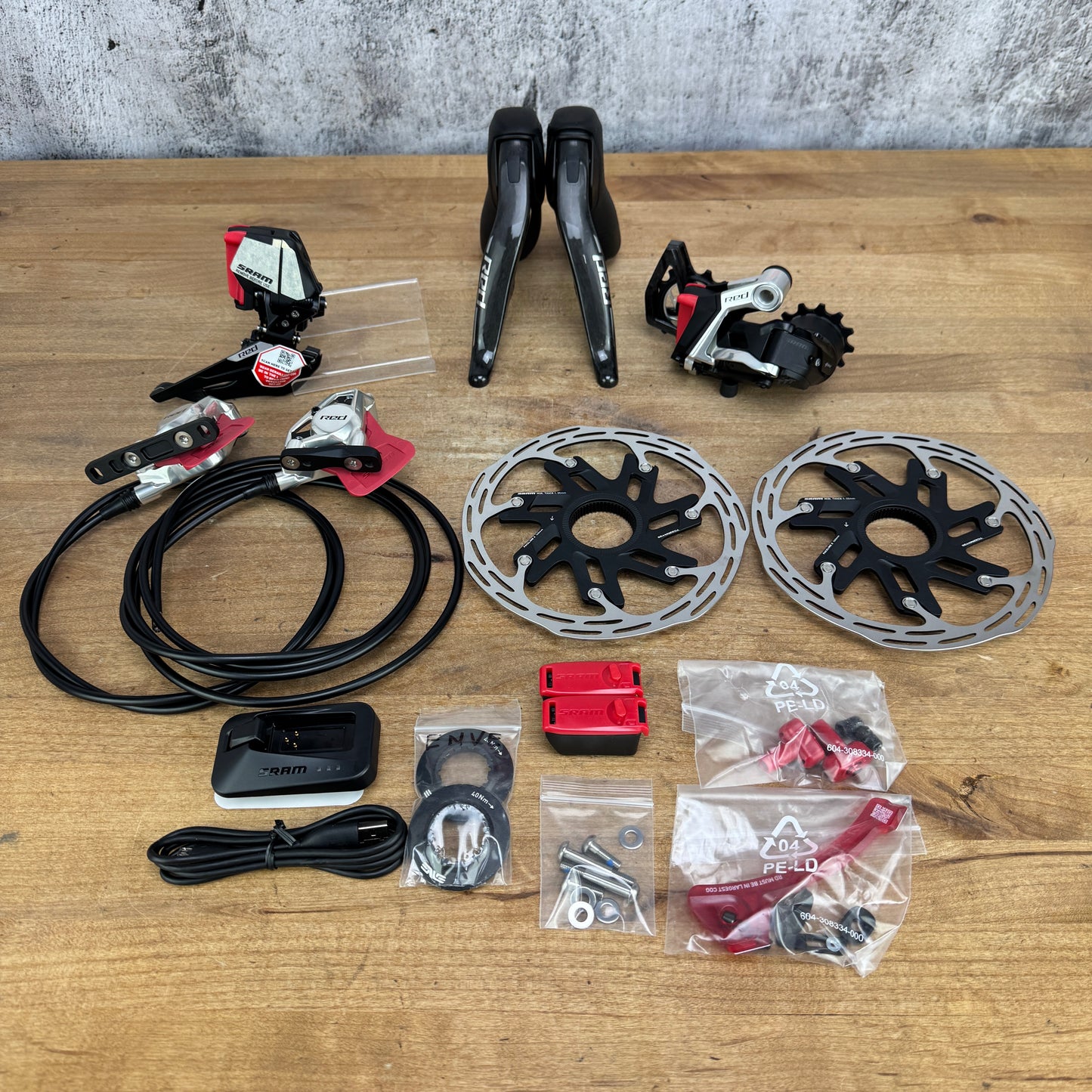 New! SRAM Red eTap AXS E1 Electronic 12-Speed Hydraulic Disc Brake Mini Groupset