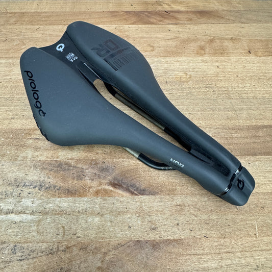 Low Mile! Prologo Dimension NDR Pas 143mm 7x7mm T4.0 Chromoly Rails Bike Saddle