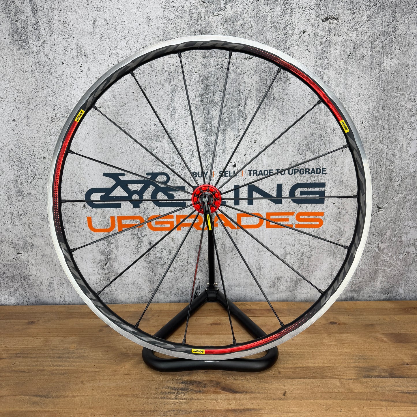 Mavic Ksyrium Pro Limited Edition Red Alloy Clincher Front Wheel 700c Rim Brake